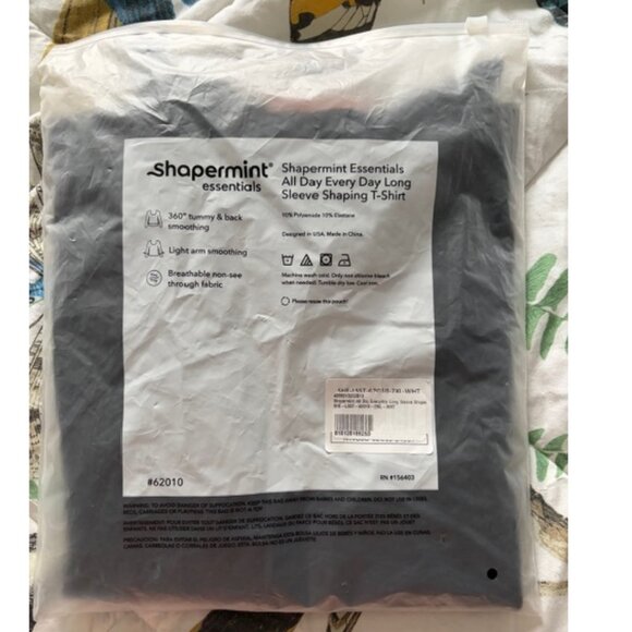 NWT- Shapermint Essentials Long Sleeve Shaping T-shirt. Size 2XL. - Picture 6 of 7